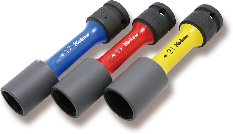 Ko-ken 14207M 1/2 Sq. Dr. 10 Piece Impact Deep 6-Point Socket Set  10-27mm
