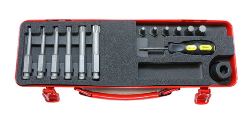 Ko-ken 14218M Wheel Nut Socket Set  19 x 21mm Double Ended  Color coded 2 pieces