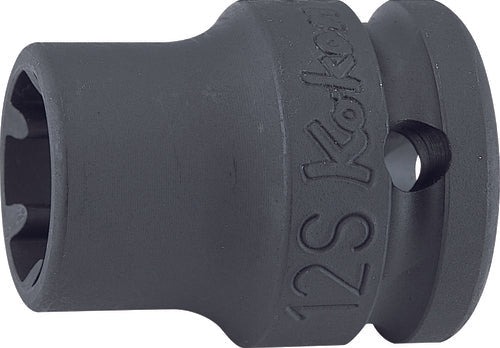 Ko-ken 14401M-10 1/2 Sq. Dr. Socket  10mm 6 point Length 38mm Thin walled
