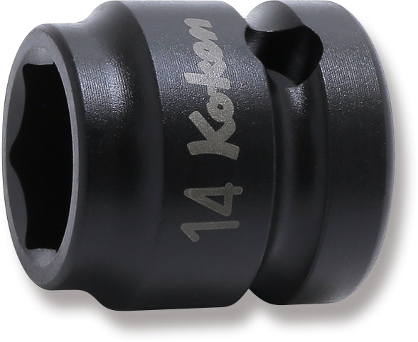 Ko-ken 14401MS-15 1/2 Sq. Dr. Socket  15mm 6 point Length 26mm Thin walled