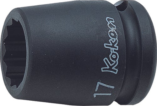 Ko-ken 14405M-27 1/2 Sq. Dr. Socket  27mm 12 point Length 40mm
