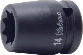 Ko-ken 14425-10EPL 1/2 Sq. Dr. Impact TORXplusÂ® 10EPL Low Profile Socket - Length 38mm
