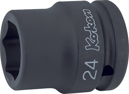 Ko-ken 16401M-22 3/4 Sq. Dr. Socket  22mm 6 point Length 50mm Thin walled
