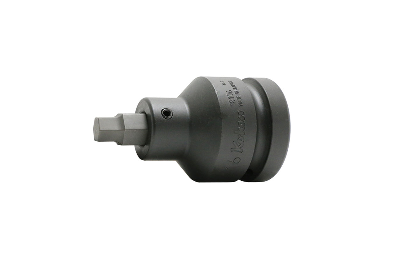 Ko-ken 18106.16-19 1 Sq. Dr. Bit Socket  19mm Hex Length 92mm