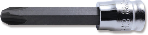 Ko-ken 2005.25-10 1/4 Sq. Dr. Bit Socket Slotted 1.6X10  Length 25mm