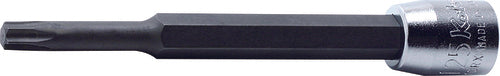Ko-ken 2025.80-T30 1/4 Sq. Dr. TORXÂ® T30 Bit Socket - Length 80mm