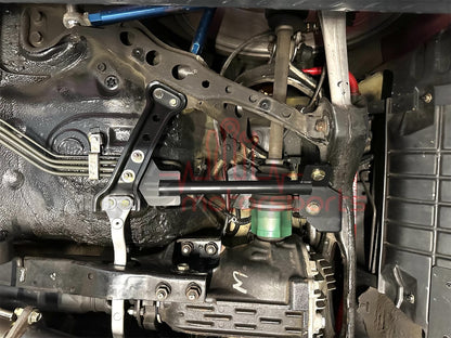 Mazda RX7 FD3S Rear Subframe Tubular Reinforcement Cross Brace and Mounting Bracket Combo Kit