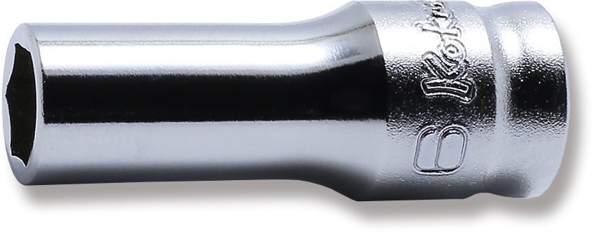 Ko-ken 2300XZ-7 1/4 Sq. Dr. Socket  7mm 6 point Length 30mm Z-series