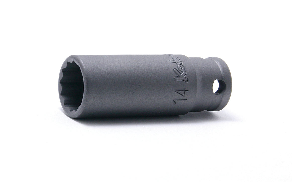 Ko-ken 23310M-10 3/8 Sq. Dr. Socket  10mm Surface Length 55mm
