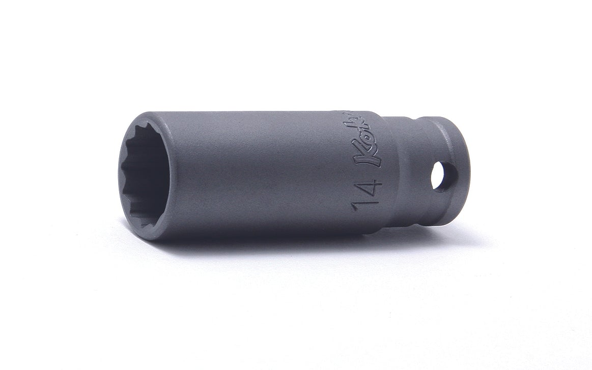 Ko-ken 23305M-8 3/8 Sq. Dr. Socket  8mm 12 point Length 55mm