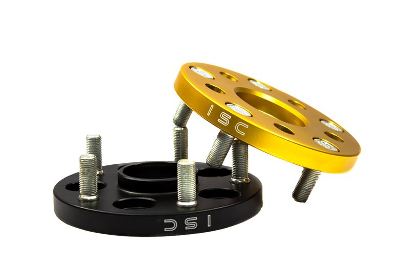 ISC Suspension 5x114 Hub Centric Wheel Spacers 15mm Black (Pair)