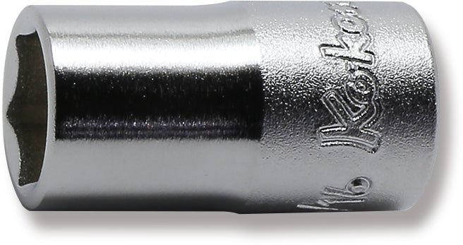 Ko-ken 2400A-5/32 1/4 Sq. Dr. Socket  5/32 6 point Length 22mm