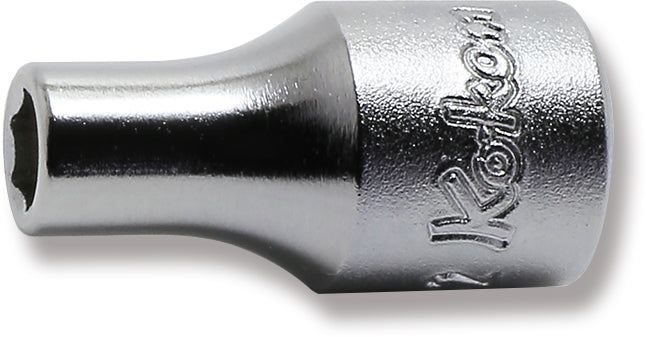 Ko-ken 2400A-7/16 1/4 Sq. Dr. Socket  7/16 6 point Length 22mm