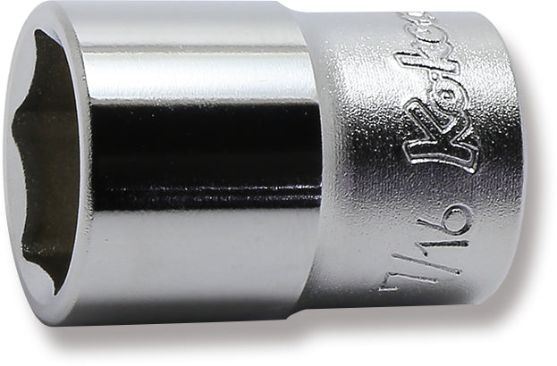 Ko-ken 2400A-7/32 1/4 Sq. Dr. Socket  7/32 6 point Length 22mm