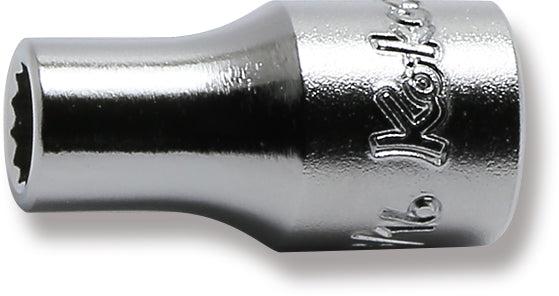 Ko-ken 2405A-3/8 1/4 Sq. Dr. Socket  3/8 12 point Length 22mm