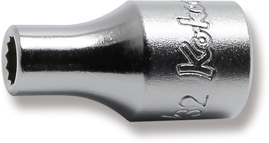 Ko-ken 2405A-7/16 1/4 Sq. Dr. Socket  7/16 12 point Length 22mm