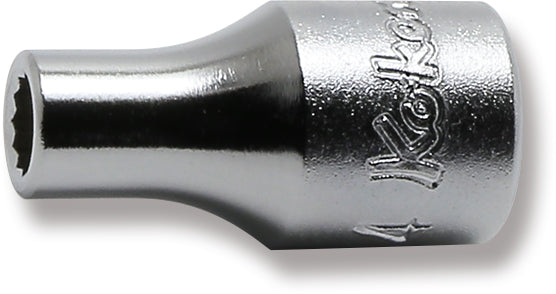 Ko-ken 2405M-4.5 1/4 Sq. Dr. Socket  4.5mm 12 point Length 22mm