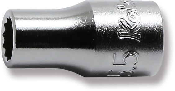 Ko-ken 2405M-6 1/4 Sq. Dr. Socket  6mm 12 point Length 22mm