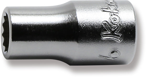 Ko-ken 2405M-7 1/4 Sq. Dr. Socket  7mm 12 point Length 22mm
