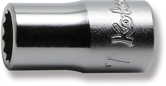 Ko-ken 2405M-8 1/4 Sq. Dr. Socket  8mm 12 point Length 22mm