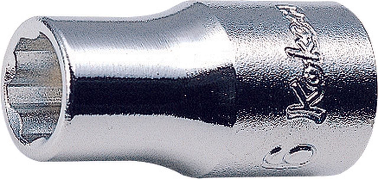 Ko-ken 2410M-8 1/4 Sq. Dr. Socket  8mm Surface Length 22mm