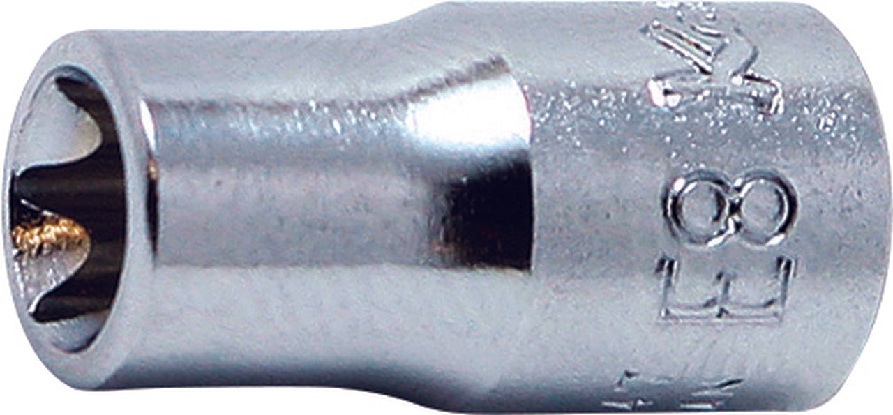 Ko-ken 2425-E6 1/4 Sq. Dr. TORXÂ® E6 Socket - Length 22mm