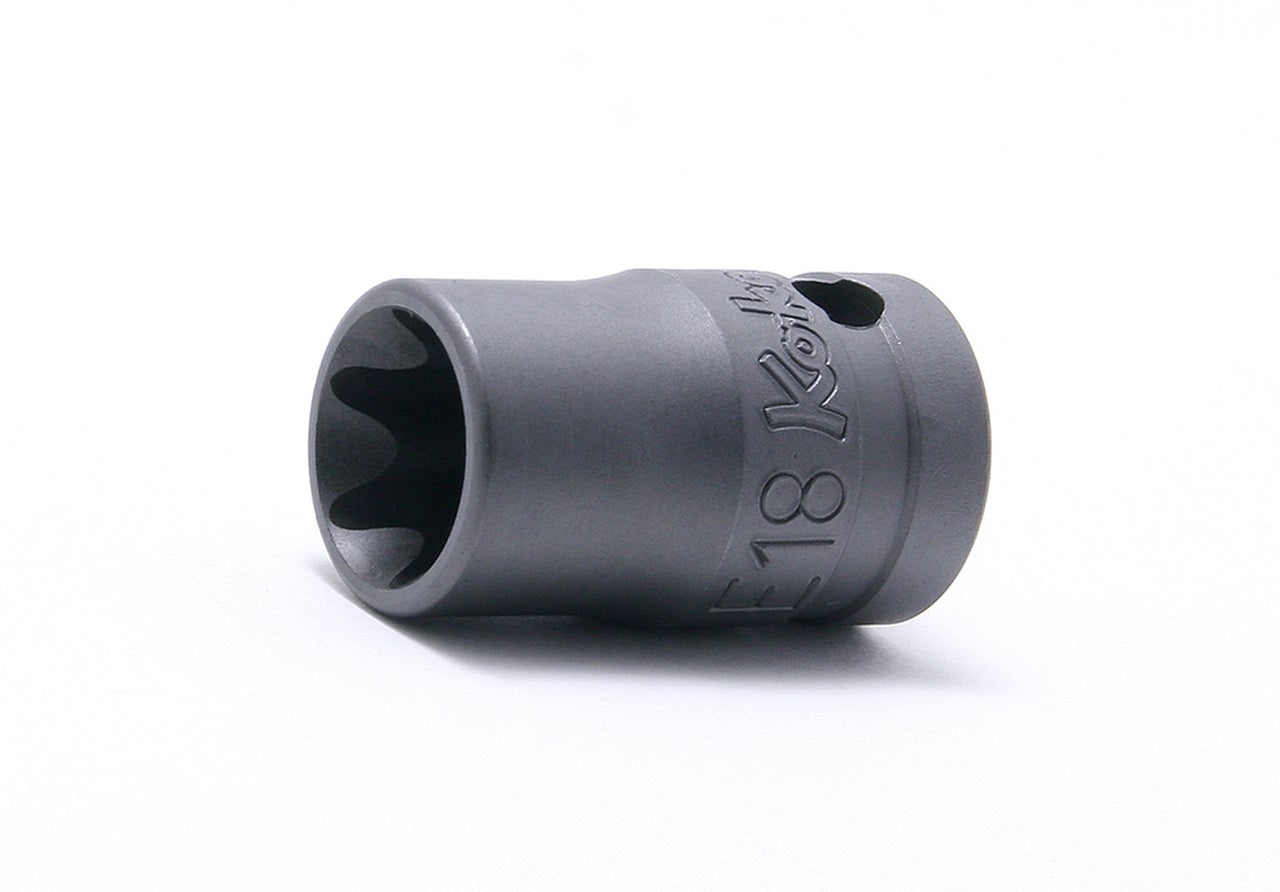 Ko-ken 24425-E12 1/2 Sq. Dr. Socket TORXÂ® E12  Length 37mm