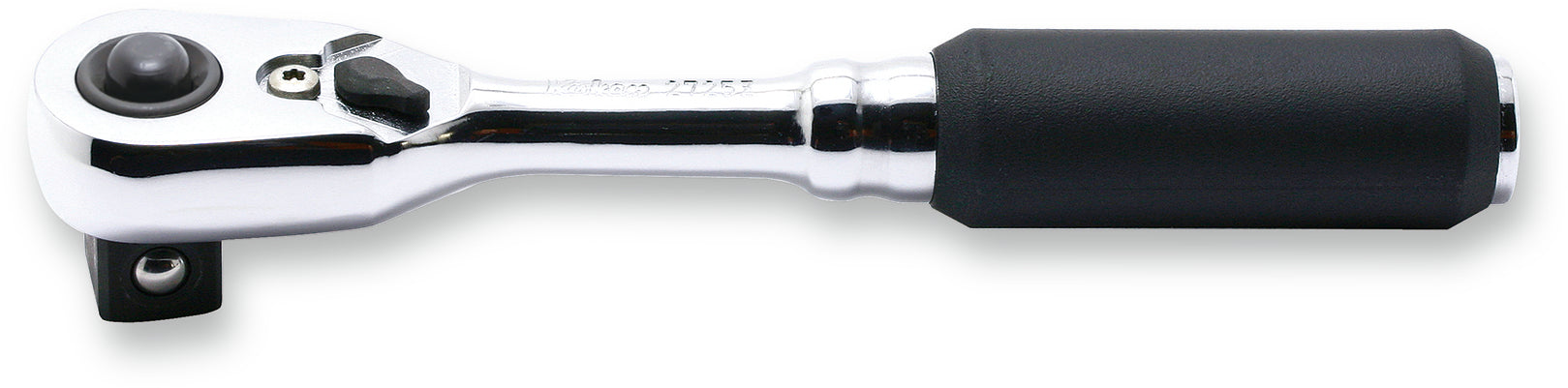 Ko-ken 2725ZB-3/8(L160) 1/4" Body 3/8" Sq. Dr. Ratchet Handle 72 teeth Length 160mm Quick Release Z-series