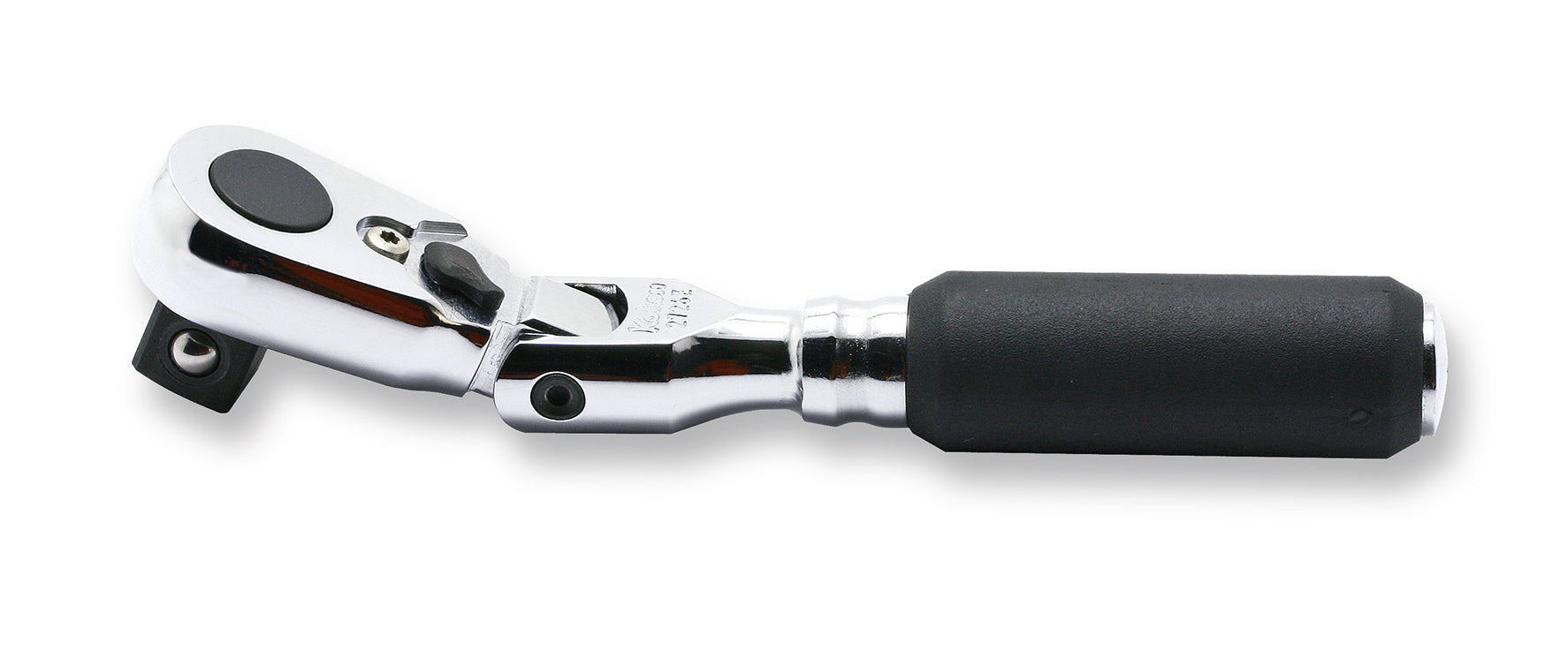 Ko-ken 2726Z-3/8(L160)-72T 1/4" Body 3/8" Sq. Dr. Ratchet Handle 72 teeth Flexible Head Length 160mm  Z-series
