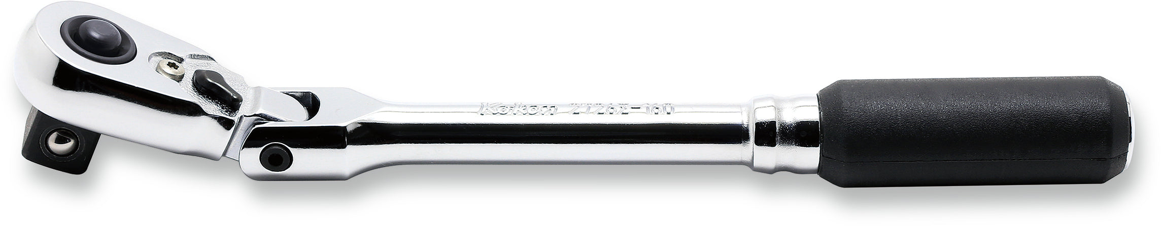 Ko-ken 2749N-3/8 3/8 Sq. Dr. Ratchet Handle  24 teeth  Length 125mm  Metal Handle