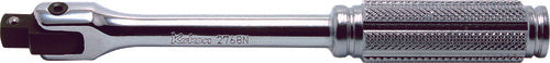 Ko-ken 2768P 1/4 Sq. Dr. Hinge Handle    Length 130mm  Polished Handle