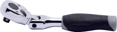Ko-ken 2774N 1/4 Sq. Dr. Ratchet Handle  20 teeth  Length 161mm Flexible Head Metal Handle