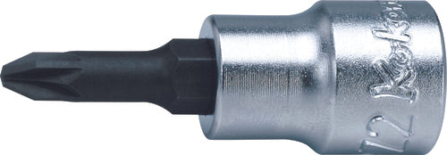 Ko-ken 3000.50-PZ2 3/8 Sq. Dr. Bit Socket  PZ2  Length 50mm