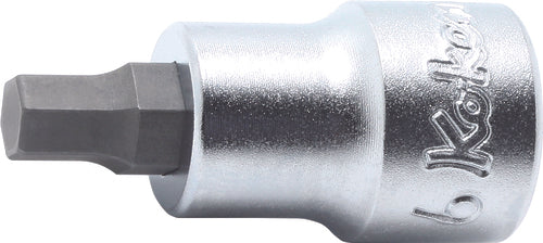Ko-ken 3010M.38-6 3/8 Sq. Dr. Bit Socket  6mm Hex Length 38mm