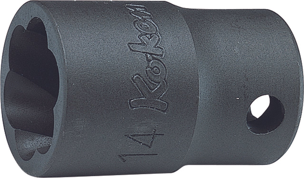 Ko-ken 3127-19 3/8 Sq. Dr. Nut Twister  19mm  Length 35mm