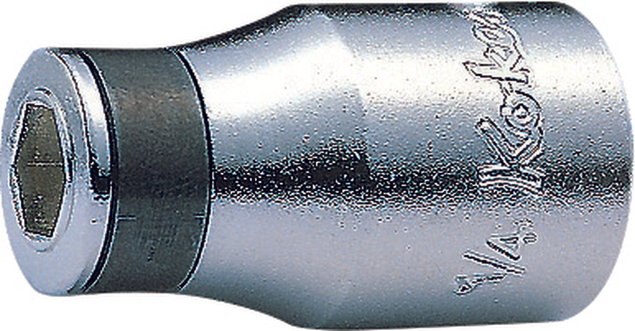 Ko-ken 3137 3/8 Sq. Dr. Adaptor  1/4 For 1/4H Bit Length 30mm