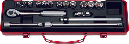 Ko-ken 3252M 3/8 Sq. Dr. Socket set   6, 12 point   15 pieces