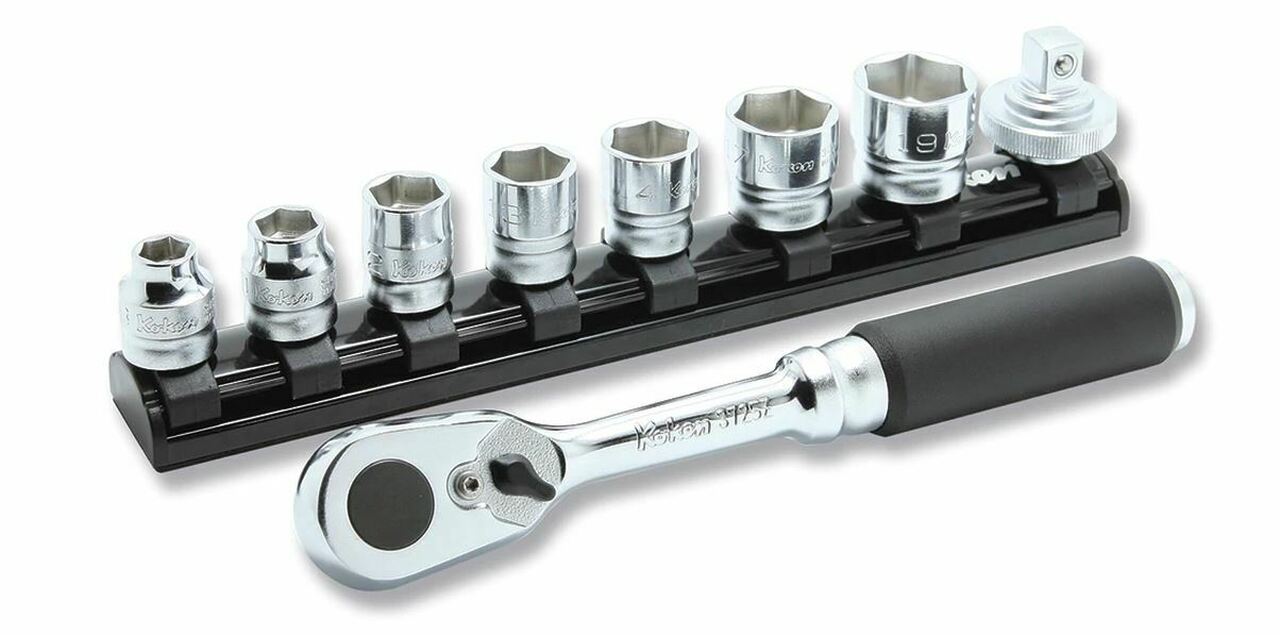 Ko-ken 3286Z 3/8 Sq. Dr. 21 Piece Z-Series 6-Point Metric Socket set  7-22mm