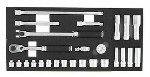 Ko-ken 3285ZA-72T 3/8 Sq. Dr. 15 Piece Z-Series 6-Point Metric Socket Set  5.5-22mm