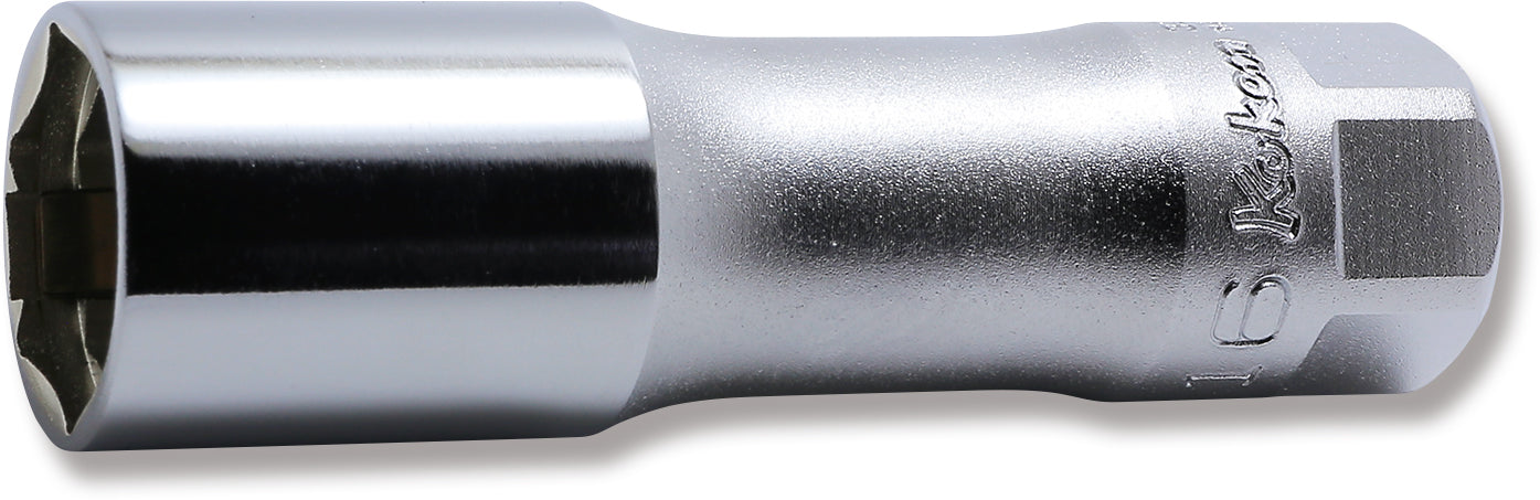 Ko-ken 3300CZ-18 3/8 Sq. Dr. Z-Series 6-Point Clip Type Spark Plug Socket 18mm