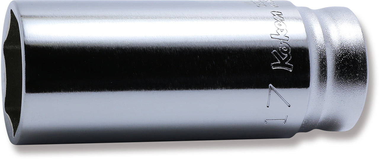 Ko-ken 3300MZ-18 3/8 Sq. Dr. Socket  18mm 6 point Length 55mm Z-series