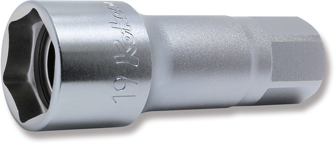 Ko-ken 3300S-16 3/8 Sq. Dr. Spark Plug Socket  16mm 6 point Length 70mm Rubber