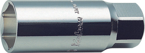 Ko-ken 3300S-18 3/8 Sq. Dr. Spark Plug Socket  18mm 6 point Length 70mm Rubber