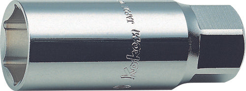 Ko-ken 3300S-20.8 3/8 Sq. Dr. Spark Plug Socket  20.8mm 6 point Length 70mm Rubber