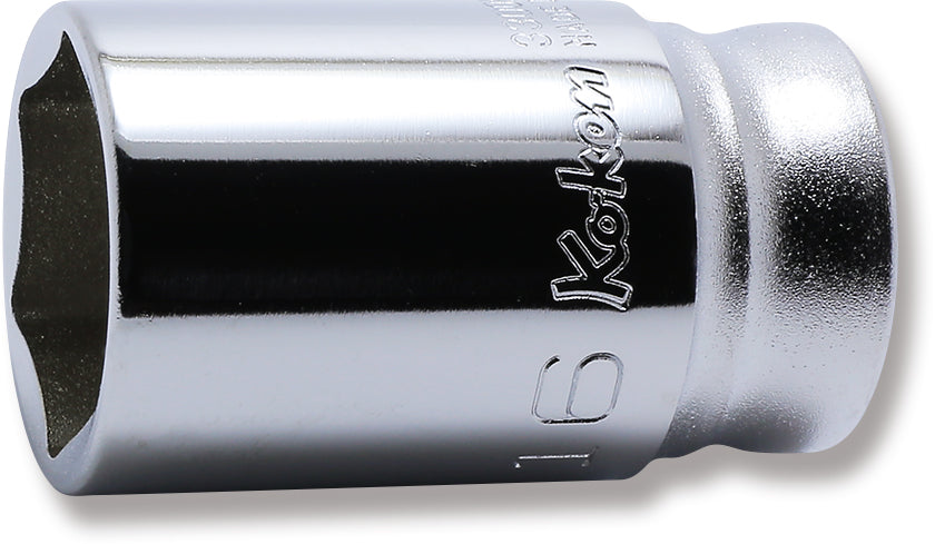 Ko-ken 3300XZ-17 3/8 Sq. Dr. Socket  17mm 6 point Length 35mm Z-series