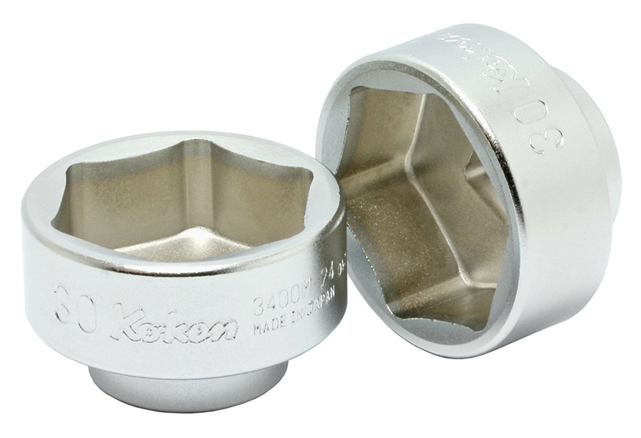 Ko-ken 3400M.24-36 3/8 Sq. Dr. Socket  36mm 6 point Length 24mm