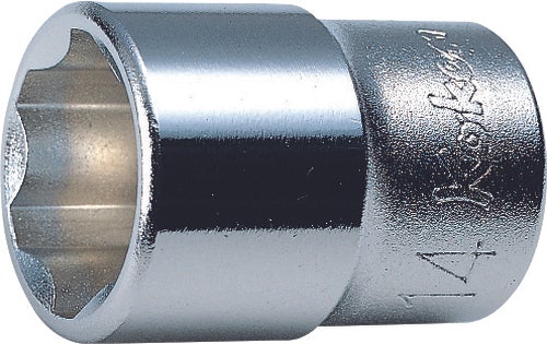 Ko-ken 3410M-9 3/8 Sq. Dr. Socket  9mm Surface Length 26mm
