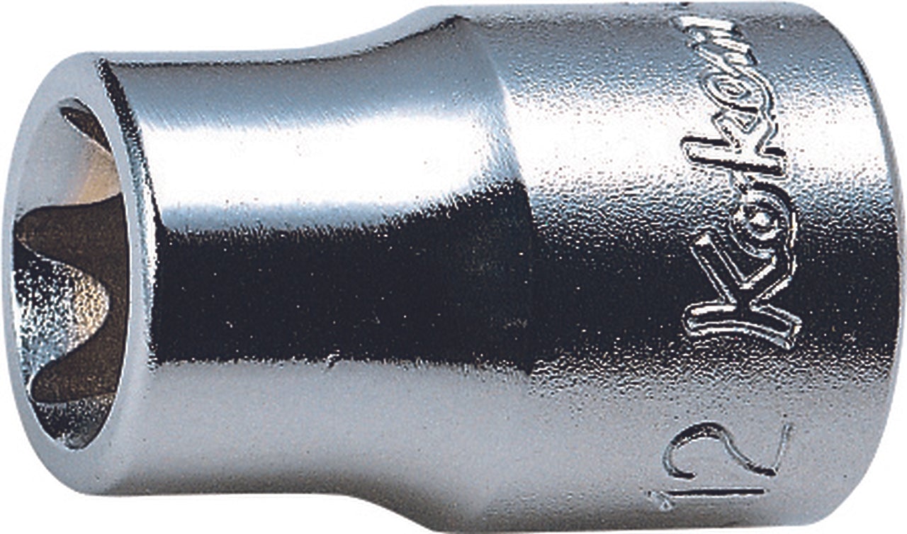 Ko-ken 3425-E12 3/8 Sq. Dr. TORXÂ® E12 Socket - Length 26mm
