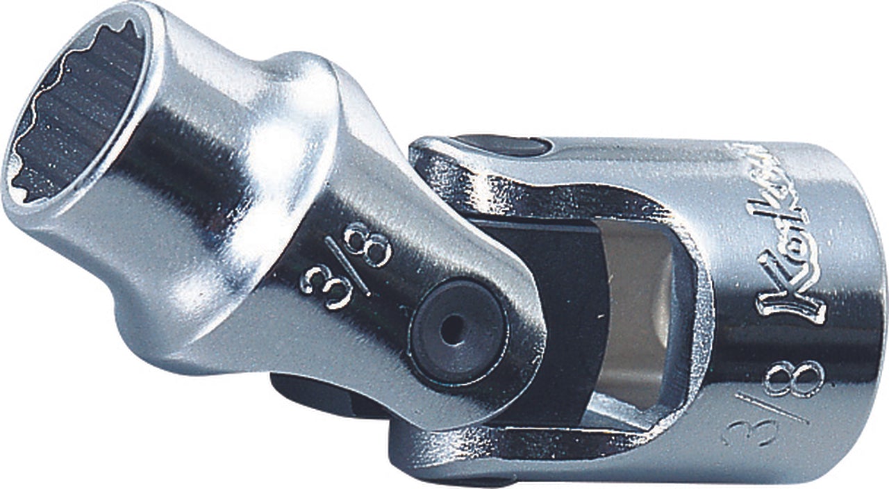 Ko-ken 3445M-8 3/8 Sq. Dr. Universal Socket  8mm 12 point Length 47mm