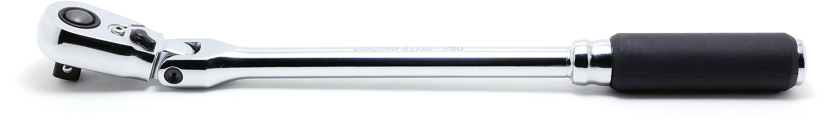 Ko-ken 3726ZS-72T Z-Series 3/8" Sq.Dr. Flexible Ratchet, Reversible (Short),L=120mm - 72 Tooth